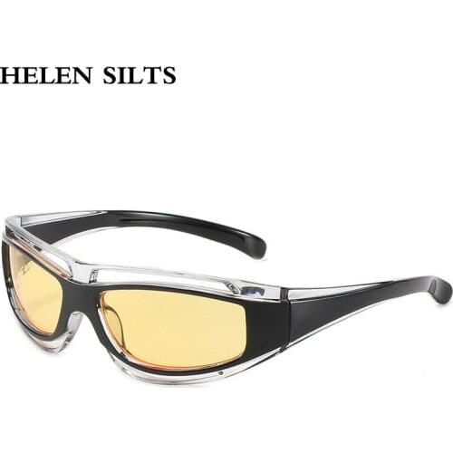 Men Steampunk Goggle Sunglasse Women Yellow Mirrored Lens Sport Windproof Punk Sun Glasses Men Fashion Large Frames Eyewear H220