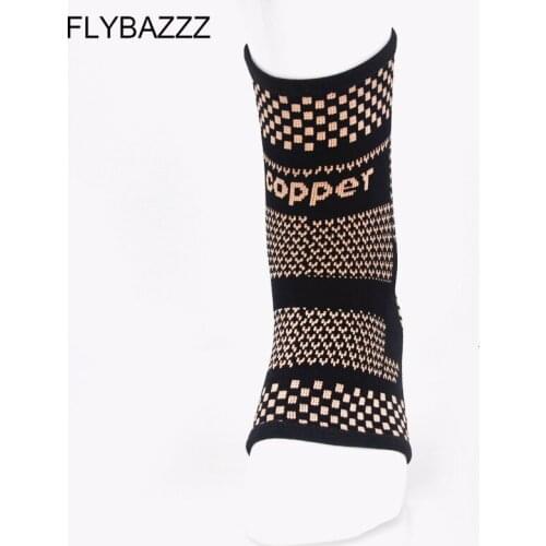 1 Pcs Copper Ions Sports Safety Ankle Support Ankle Elastic Brace Guard Support Running Exercise Protection Ankle Support Brace