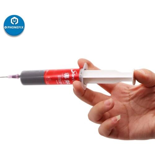Thermal Conductivity Grease Paste Silicone Heat Sink Compound 1.2W/M-K for CPU with Syringe 30g DRG102 Solder Paste