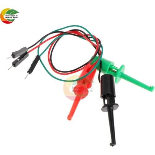 DuPont male head test hook three-color set, suitable for transistor tester