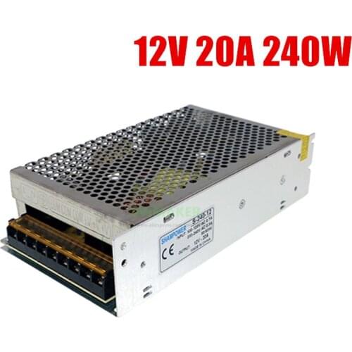 3D printer Special Power supply Output 12V 20A DC transformer 240W 3D printer parts