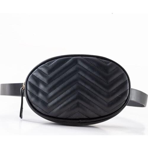 Women Waist Bags Waterproof PU Leather Belt Bag Fanny Pack Crossbody Bumbag for Party, Travel, Hiking