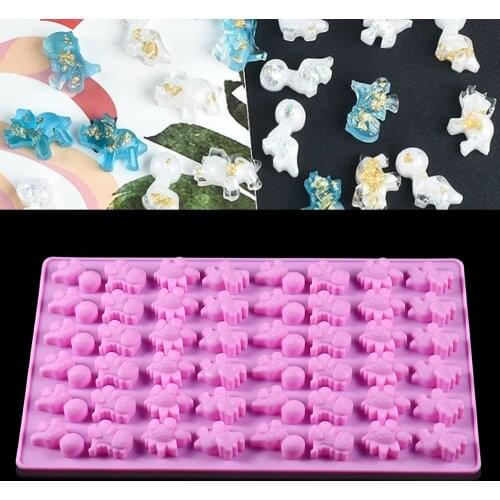 1pcs Kids Toys Cartoon Dinosaur Turtle Silicone Epoxy Molds Animal Epoxy Resin Mold For DIY Jewelry Making Handmade Crafts
