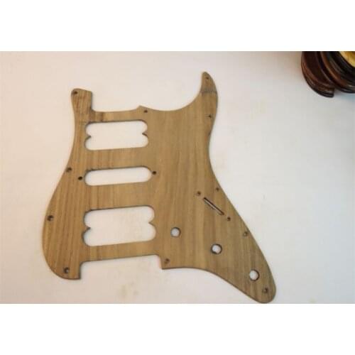 1pcs Unfinished wood of Chinese scholartree STRAT GUITAR HSH Pickguard#3233