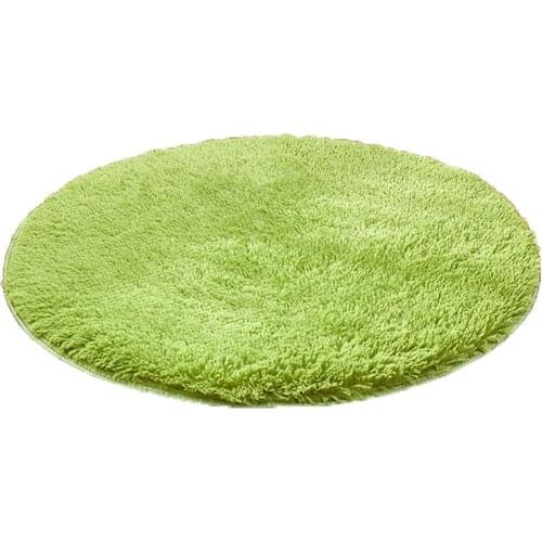 2021 Home Decor Soft Bath Bedroom Non-slip Floor Shower Rug Yoga Plush Round Mat