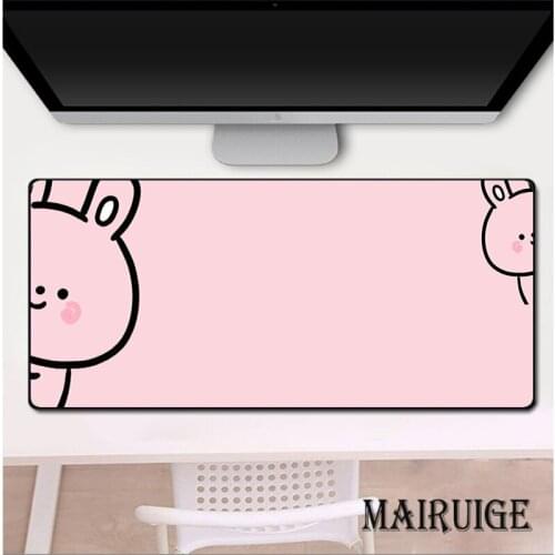 30*80CM Girly Cute Cartoon Anime XL Large Gaming Pink Kawaii Mouse Pad Rubber XXL MousePad for Gamers Table Mat for Keyboard Mat