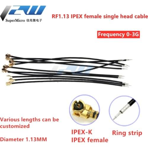 5PCS IPEX IPX U FL Female 1.13mm Single Head Connector Cable IPX Connector 1.13 IPEX Cable