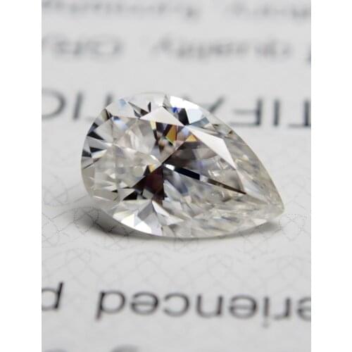 9*11 Meisidian Hot Sale D Color VS2 Original Stone Certificat Lab Grown Moissanite Diamond Pear Shape Loose Gemstone Jewelry