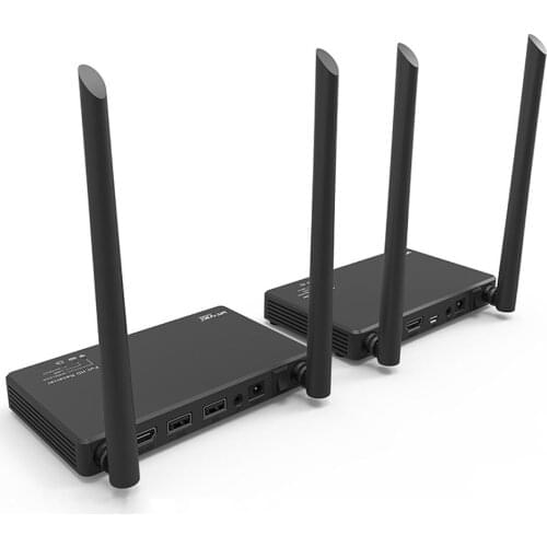 HDMI Wireless Extender 150M 2.4GHz HD 1080P HDMI KVM Extender Transmitter Receiver Support mouse and keyboard control