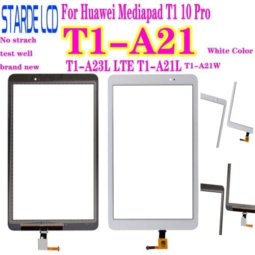 For Huawei Mediapad T1 10 Pro T1-A21 T1-A23L LTE T1-A21L T1-A21W Touch Screen Glass Digitizer Panel Front Glass Sensor not LCD