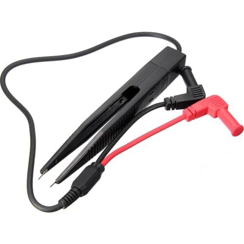 For Resistor Capacitor Multimeter SMD Inductor Test Meter Clip Probe Tweezers Capacitor Capacitive and Inductive Table Pens