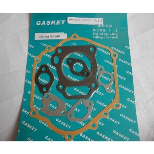 GX240 GASKET SET FITS HONDA GX-240 242CC 4T 242CC 3KW GENERATOR CYLINDER CRANKCASE CARB MUFFLER AIR FILTER GASKETS FREE SHIPPING