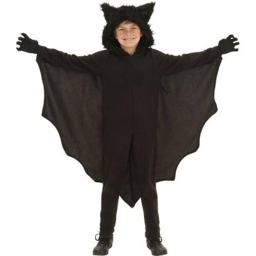 Halloween Children Adult Bat Costume Bat Cosplay Parent-child Costume Vampire Party Role Performance Costume