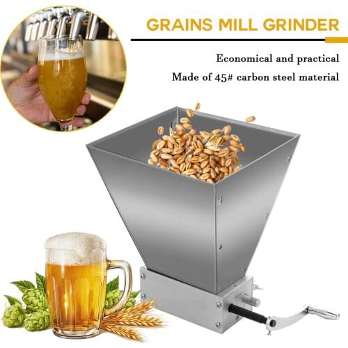 Whole Grains Mill Grinder Food Processors Superfine Large Manual Powder Machine Stainless Steel Malt Corn Grinder for Winemaking