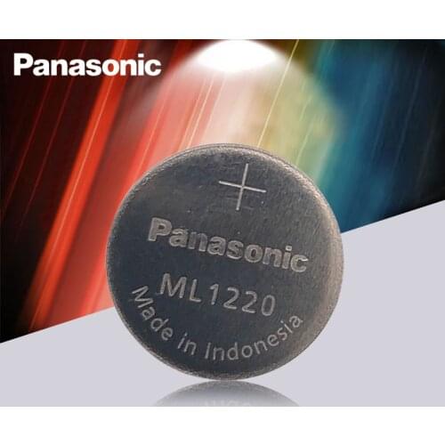 New Original Panasonic ML1220 3V ML 1220 Rechargeable CMOS RTC BIOS Back Up Cell Button Coin Battery Batteries
