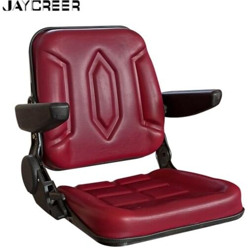 JayCreer 400X420X400mm Forklift Seat With Armrest For Forklift Truck,Tractor,Skid Loader