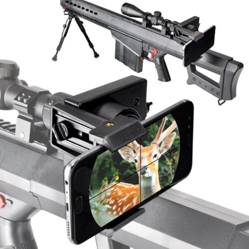 AQUILA Rifle scope Smartphone Mounting System- Smart Shoot Scope Mount Adapter for Rifle Scopes (Durable Plastic)