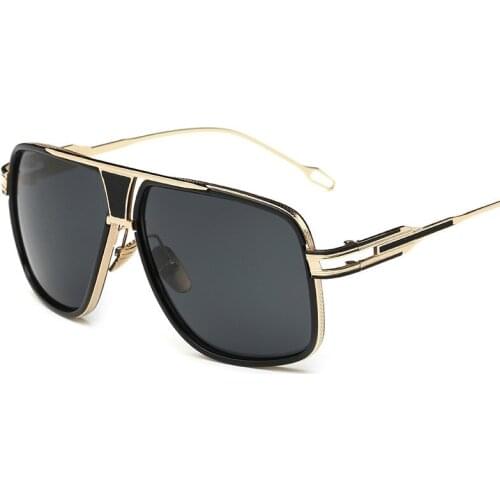 New Style Sunglasses Men Brand Designer Sun Glasses Driving Eyewear Grandmaster Vintage Square Sun Glasses