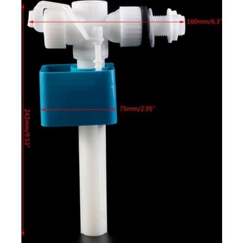 Pro Side Entry Inlet Valve 1/2" Connect For Cistern Brass Shank Single Float