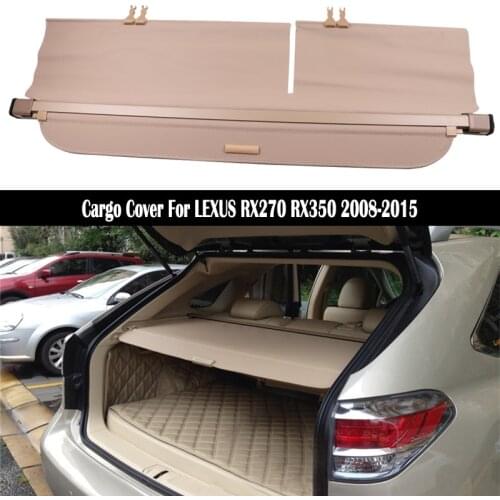 Rear Cargo Cover For LEXUS RX270 RX350 2008-2015 privacy Trunk Screen Security Shield shade Auto Accessories