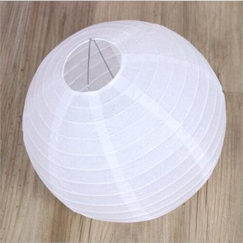 10pcs/lot 16 inch(40cm) Chinese Round White Paper Lanterns lamps for Wedding Party Home Decoration holiday party supplies