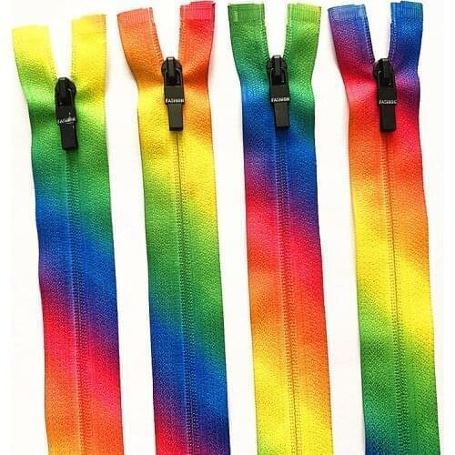 2/5/10pcs 3# Open End 40Cm (16 Inch) Colorful Nylon Zipper, Tailoring,Sewing Craft