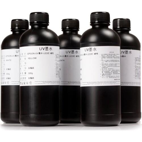 2500ML Epson hard UV ink quick-drying for A3/A4 printer printing wood/silicone/plastic multi-function use