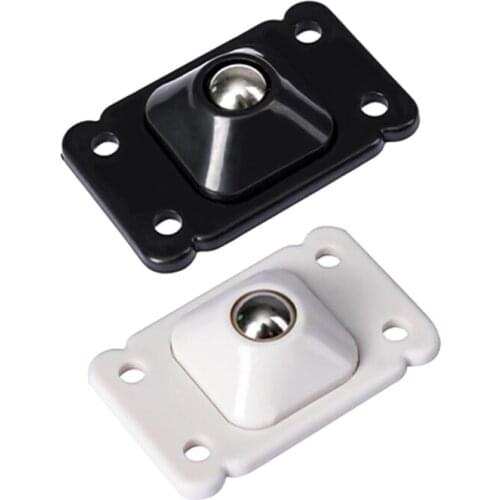 4Pcs Adhesive Caster Pulley 360º Rotating Wheels For Furniture Universal Storage Box Roller Swivel Casters To Move Furniture