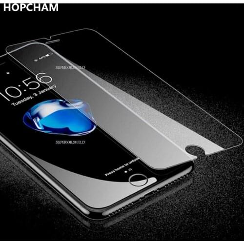 9H tempered glass For iphone 5 5s 5c SE 6 6s plus 7 plus screen protector For iPhone 8 Plus X protective guard film front case