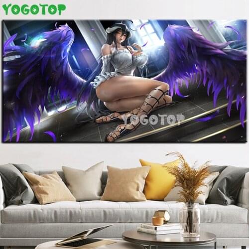 Diamond painting fantasy fairy with purple wings,3d cross stitch mosaic embroidery Full round square diamond Mosaic girl,YY5224