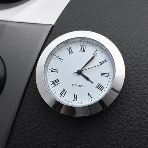 Car Clock Mini Automobiles Internal Stick-On for Toyota Camry Corolla RAV4 Yaris Highlander/Land Cruiser/PRADO Vios Vitz/Reiz