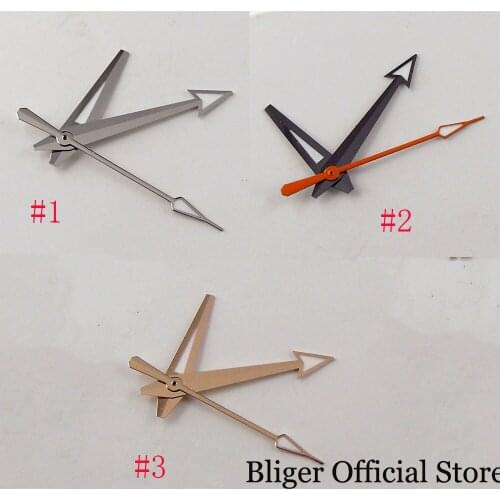 Rose Gold/Black Automatic Watch Hand Needles fit NH35A NH36A 7S26 7002 7009 Green Luminous