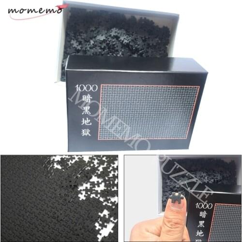 MOMEMO Black Hell Wooden Jigsaw Puzzles 1000 Pieces Puzzle Games Assembling Puzzles for Adults Children Kids Educational Toys