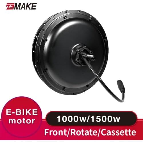 ZEMAKE E-bike Motor 48V 1000W 1500W Brushless Gearless CSC Mountain Electric Bicycle Motor Cassette Motor Freewheel Motor