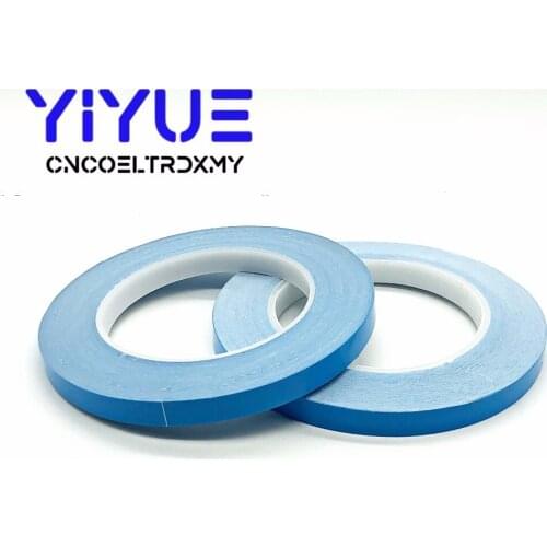 25m/Roll 8mm 10mm 12mm 20mm Width Transfer Tape Double Side Thermal Conductive Adhesive Tape for Chip PCB LED Strip Heatsink