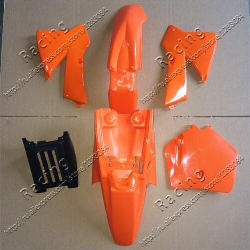 Plastic Cover Fender Kit For KTM SX 50CC 50 50SX ORANGE Black White Red For KTM50 SENIOR JUNIOR JR SR Small Dirt Pit Bike