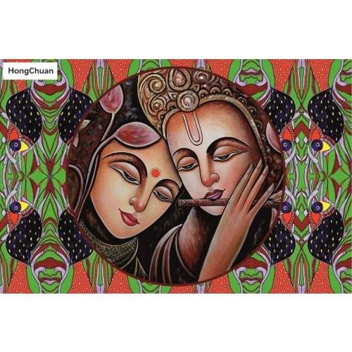 Fast delivery DIY 5D square/round diamond embroidery diamond painting cross stitch mosaic home decoration couple blowpipe mural