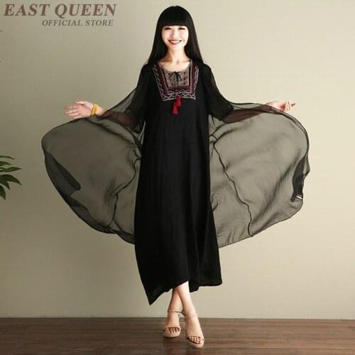 Dresses Summer 2019 Robe Vintage Femme Boho Dress Retro Vestido Short Sleeve Long Loose Casual Dresses For Women 2019 TA1768