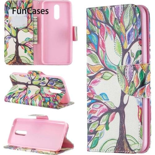 LG K40 Butterfly And Flower PU Leather Phone Case Bag For telefon LG K40 Business sFor LG cover K40 Cover Pouch Cases Hoesje