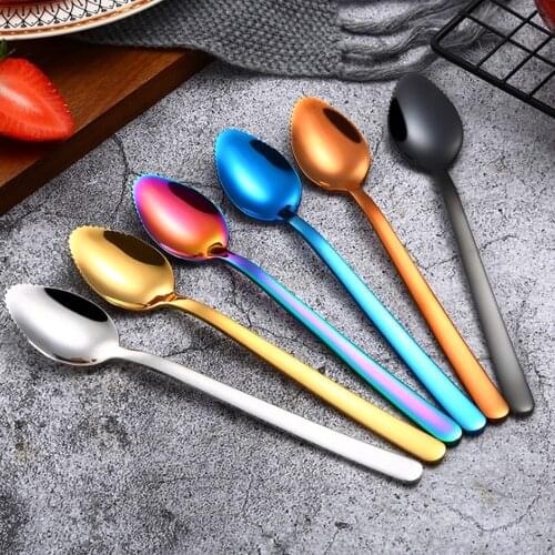 304 stainless steel soup spoon scraping apple spoon aid spoon with serrated baby food supplement fruit puree small spoon(3 pcs)