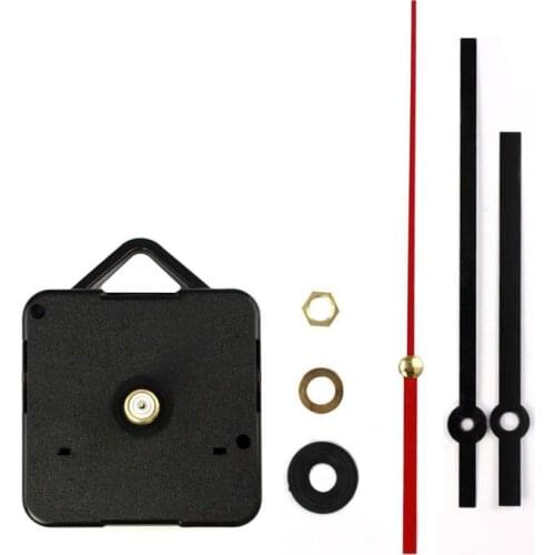 Quartz Clock Movement Mechanism DIY Repair Parts with Hands Type C DIY Repair 1 x Plastic Washer WasherBlack Black Decoration