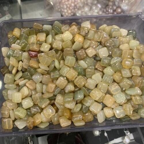 Loose beads natural semi-precious stone square shape DIY jewelry 500G/lot