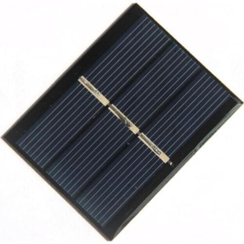 BUHESHUI Polycrystalline 0.4W 1.5V Solar Cell 43*55MM Solar Panel Charger For 1.2V Battery Light 100pcs