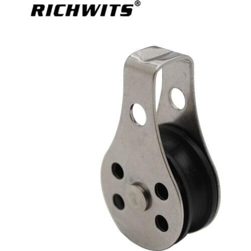 25mm size used for 6mm rope H2o Kayaks 316 Stainless Steel Marine Grade Kayak Canoe Nylon Pulley