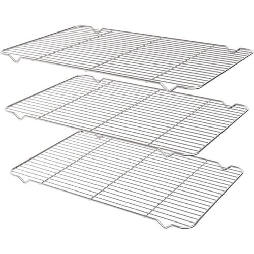 3 Pcs Stainless Steel Cooling Rack,Non-Stick Cake Cooling Rack,Baking Rack For Cooking And Baking Grill Cooling,Etc