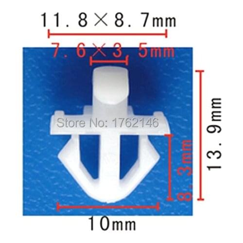 100PCS Door & Rocker Panel Moulding Clips10287547 set for Buick Regal Century Pontiac Grand Prix