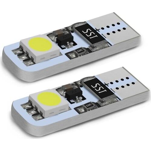 2Pcs Led T10 Car License Number Plate Light 12V White 5630 12Smd W5W Led Canbus Backup Reverse Light