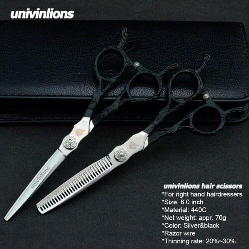 5.5/6.0 professional hairdressing scissors hairstylist scissors kit hairdressing tools thinning shears hair cutting scissors