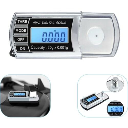 Digital Turntable Stylus Tracking Force Gauge Scale 0.001g Pressure + Batteries