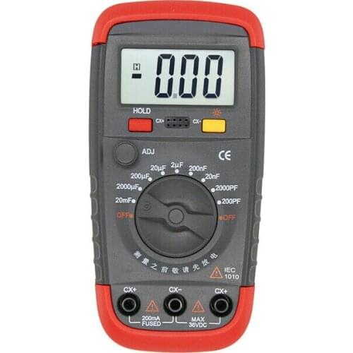 Digital LCD Display Capacitor Multimeter Capacity Tester Auto Range Meter